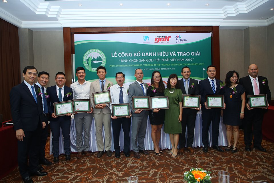 Top 10 announced at Vietnam's Best Golf Course Awards 2019