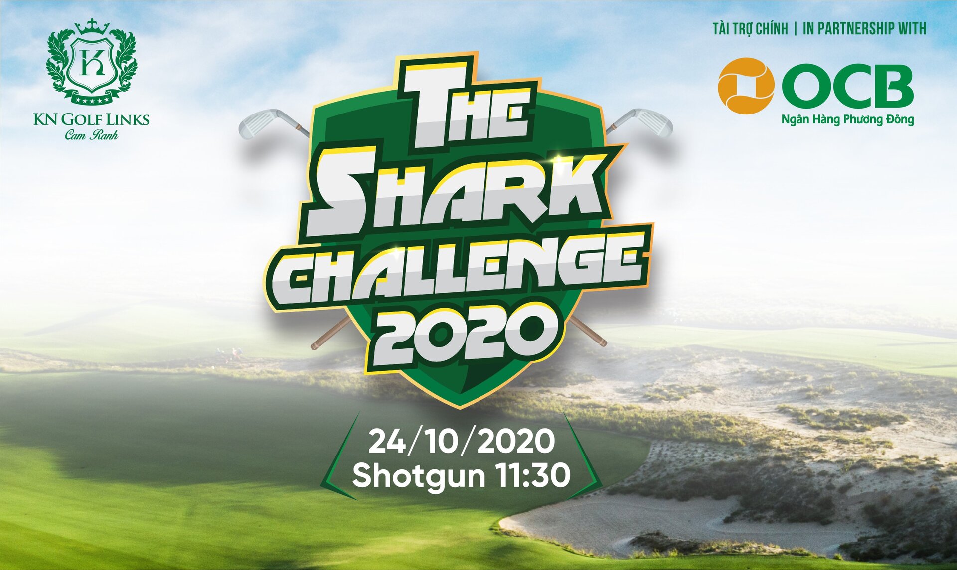 Giái đấu golf The Shark Challenge 2020 sẽ diễn ra vào ngày 24/10/2020